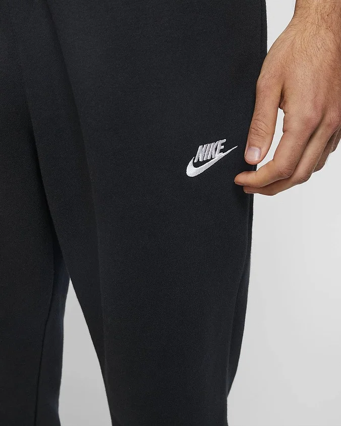 Брюки спортивные Nike Sportswear Club Fleece Black/Black/White
