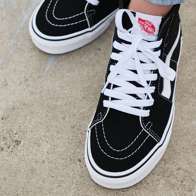 Кеды унисекс Vans Sk8-Hi Black White