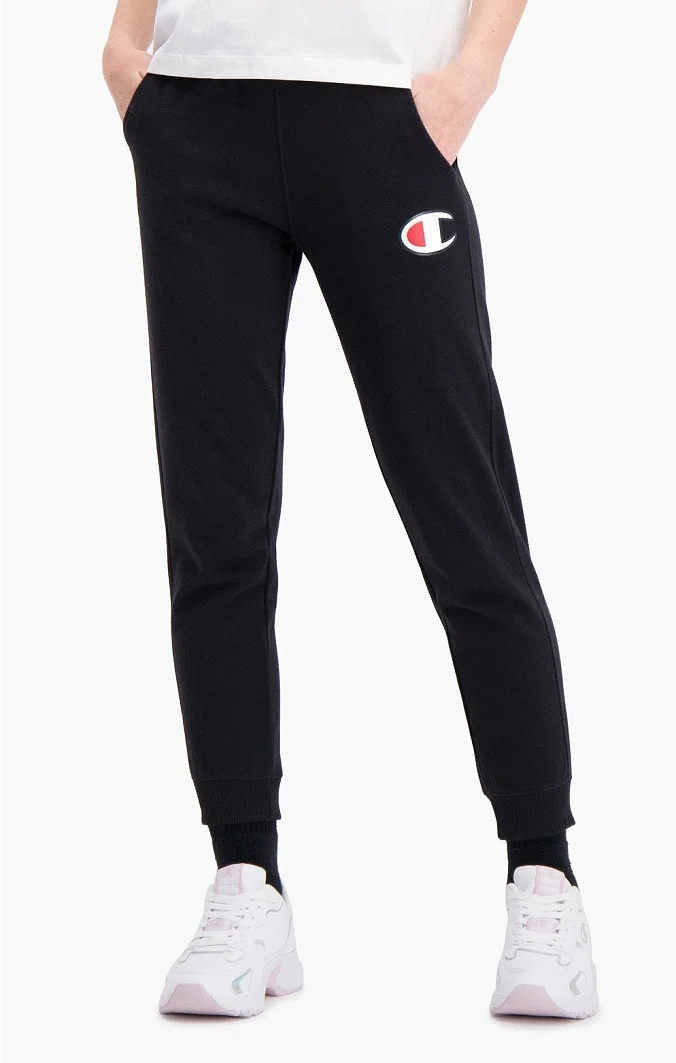 Штаны женские Champion C Logo Ribbed Cuffed Joggers