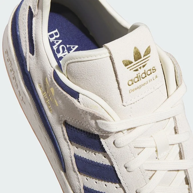 Кроссовки adidas Originals Forum Low CL Cream White/Dark Blue/Dark Blue