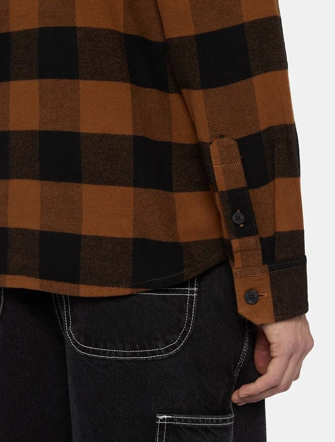 Рубашка Dickies Sacramento Shirt Toffee