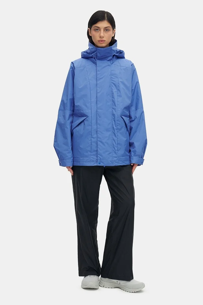 Оверсайз куртка унисекс SHU синяя