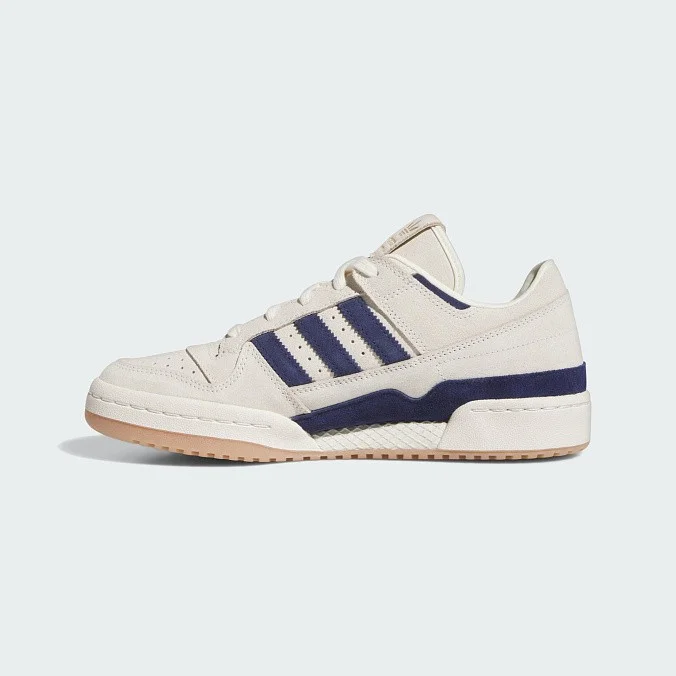 Кроссовки adidas Originals Forum Low CL Cream White/Dark Blue/Dark Blue