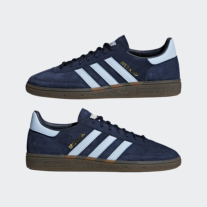 Кроссовки унисекс adidas Originals Handball Spezial Collegiate Navy/Clear Sky/Gum