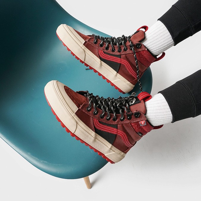 Кеды высокие унисекс Vans Sk8-Hi Mte 2.0 Dx Reflective/Henna