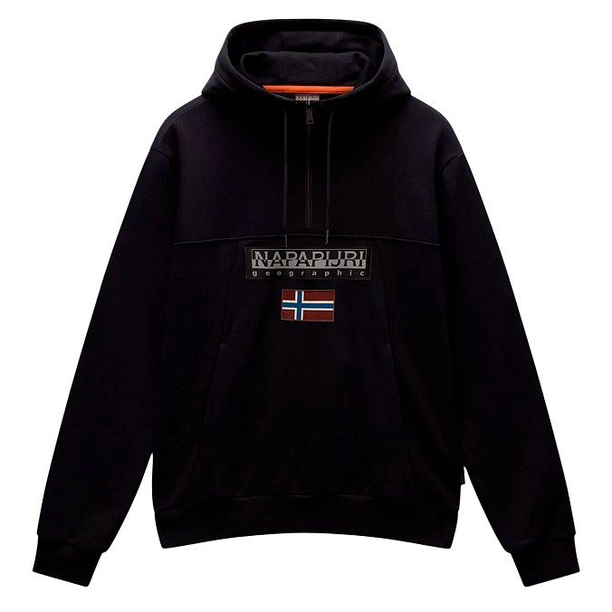 Толстовка Napapijri Burgee HZH 2.0 Black